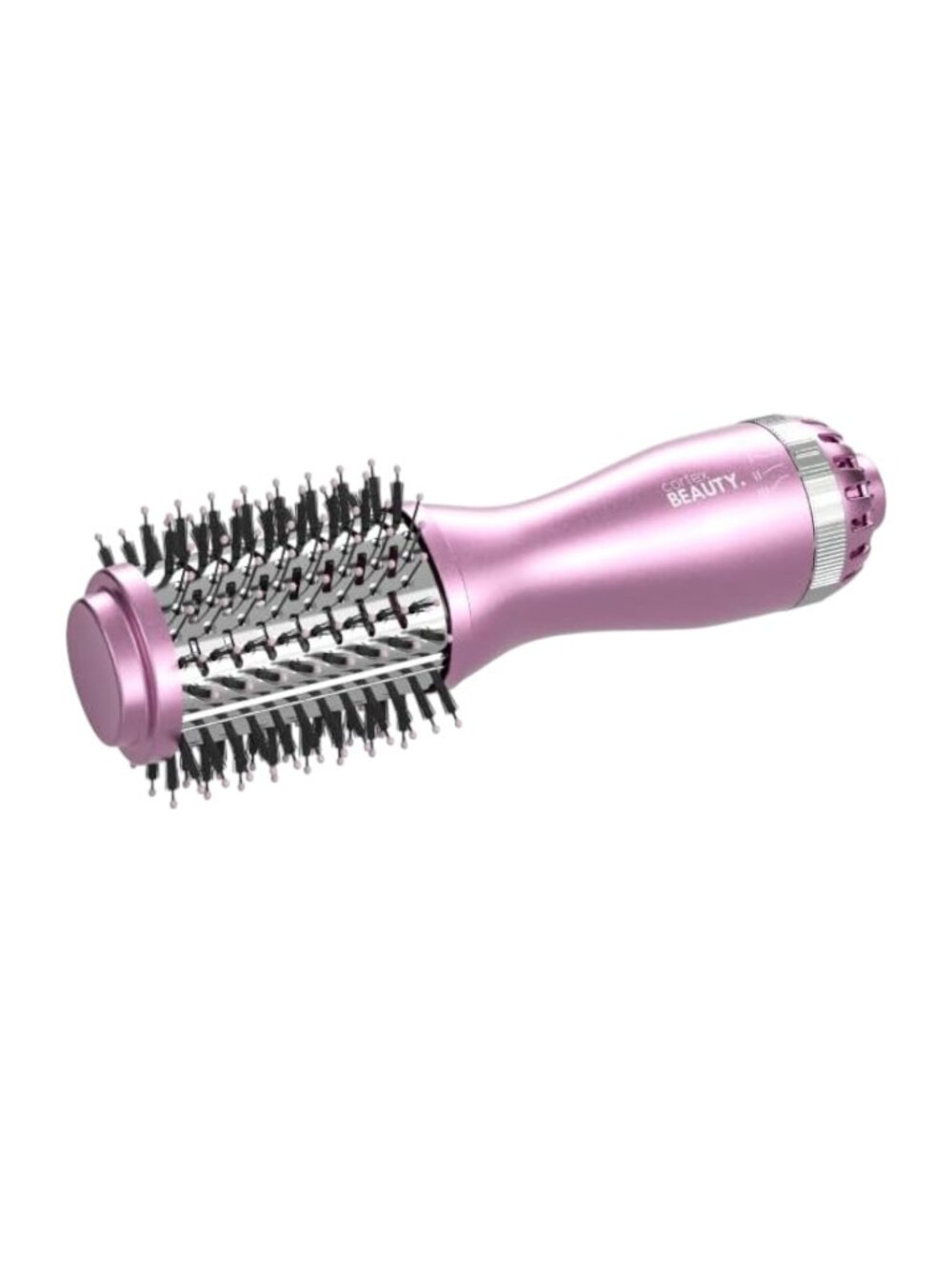 Cortex Beauty Mini Volumizing Hot Brush in Pink & Silver NIB‎
